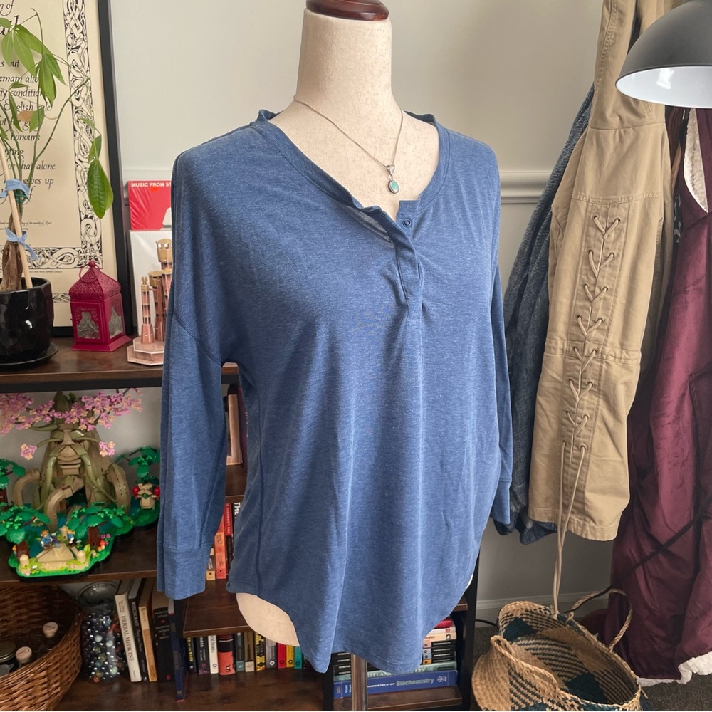 The North Face henley tee